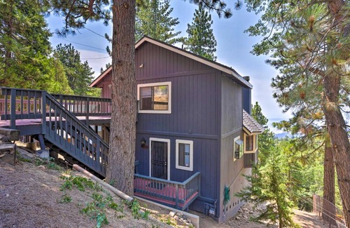 Running Springs Casa | A-Frame Cali Cabin with Unobstructed Valley Views!