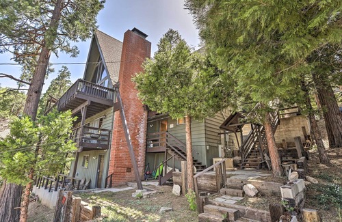 Lake Arrowhead Cabaña | A-frame Home w/ 3 Decks & Lake Arrowhead Views!
