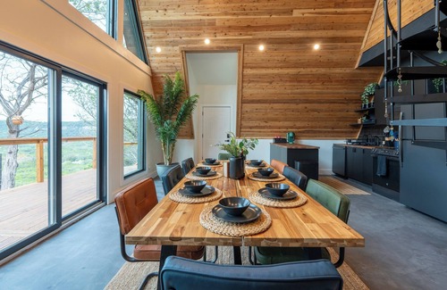 Canyon Lake Cabina | A-Frame with Heated Mini-Pool, Stunning Views