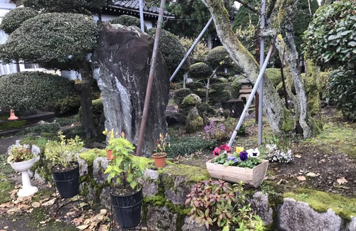 Uozu Casa | Una casa con jardín rural.