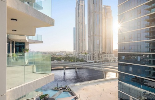 Business Bay Apartamento | A-Living Elegant 1BR Apartment Near Dubai Mall & Burj Khalifa in Missoni Tower