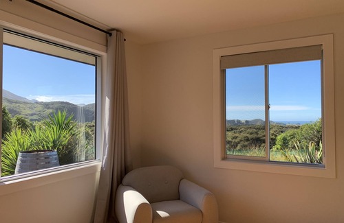 Hapuku Casa | Un lugar mágico para relajarse y descansar. La naturaleza en su puerta de atrás pisa 5 acres.