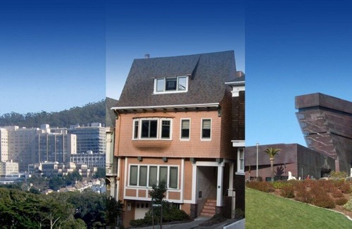 Ashbury Heights Apartamento | Un apartamento tranquilo en una calle con árboles en el medio de la ciudad
