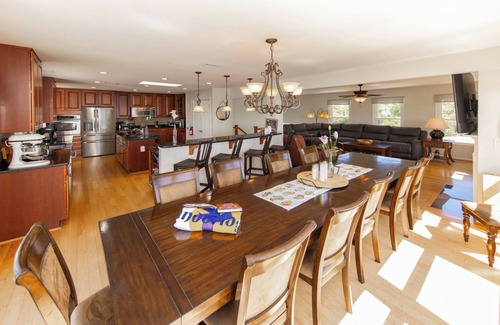 Sandbridge Casa | A World Away- 6 bedrooms, Bayfront, Pool, Hot Tub, Dock