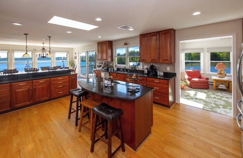 Sandbridge Casa | A World Away- 6 bedrooms, Bayfront, Pool, Hot Tub, Dock