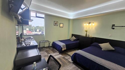 Cuautitlan Izcalli Apartamento | A21 SUITE BLACK MAX para 1 a 4 personas, Especialistas en CORTAS, MEDIANAS Y LARGAS ESTANCIAS en IZCALLI TEPOTZOTLAN perfecto para Familias, Turistas, Contratistas, Estudiantes, Empresas A sólo 5 min Izcalli 5 min Esmeralda 20 min Satélite 25 min AIFA