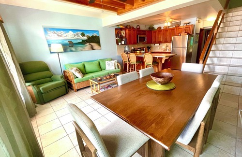 San Pedro Condominio | A6 🌴 Condominio renovado con una vista fabulosa 😎 de la barrera de coral! 🇧🇿