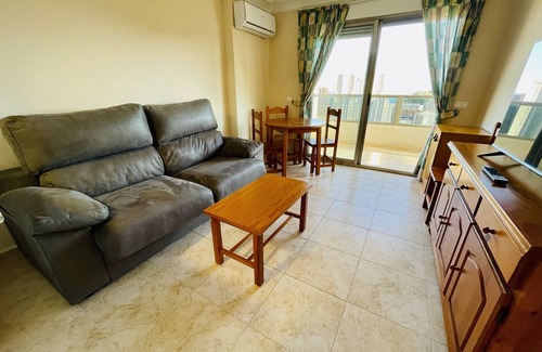 Villajoyosa Apartamento | A935 - Bonito apartamento con aire acondicionado, piscina y garaje