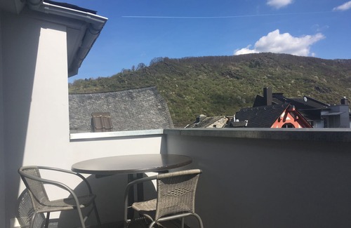 Boppard Apartamento | En los techos de Boppard - terraza privada con vistas