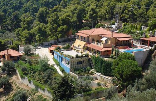 Achladies Apartamento | Apartamento "Pájaros" con vista al mar en la mejor ubicación de Luxury Villa Stratos Skiathos
