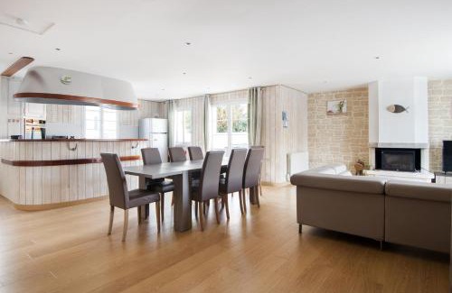 Rivedoux-Plage Casa | Acacias belle maison avec Piscine chauffée, Spa et Sauna