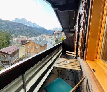 Vodo Cadore Apartamento | Accogliente attico vista Dolomiti