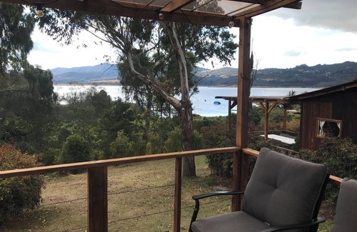 Sesquile Cabina | Acogedora Cabaña Ocobo muy cerca al Embalse de Tominé