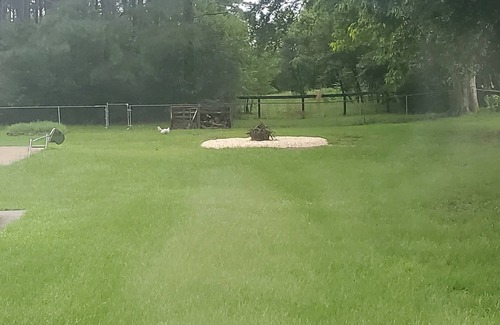 Aiken Casa | Acreage with pool in town