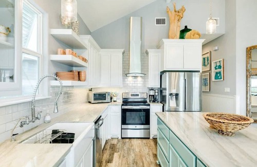 Surfside Beach Casa | Across from Jetty Park and Best Ship Watching!