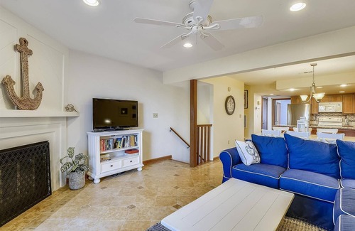 Bethany Beach Casa | Activities included up to $300 FREE PER WEEK!! OCEAN FRONT, FREE DAILY ACTIVITIES! 4 bedroom, 2.5 multi-level bath townhouse situated behind the dunes approximately 300 feet from the beach.