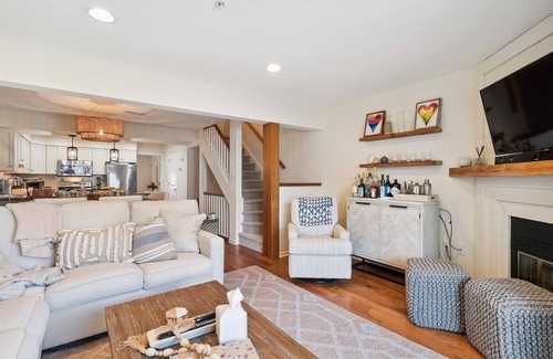 Bethany Beach Casa | Activities included up to $300 FREE PER WEEK!! NEW LISTING 2024! Beautifully decorated vacation townhome in North Bethany approximately 300 feet from the beach and nestled behind the dunes with a private boardwalk taking you out to the surf and sand!
