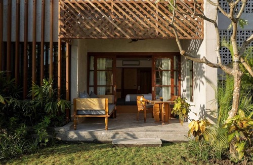 Ubud City-Centre Complejo | Adiwana Room with Rice field View