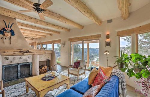 Redmond Casa | Adobe Home - River and Mtn Views with Hot Tub!
