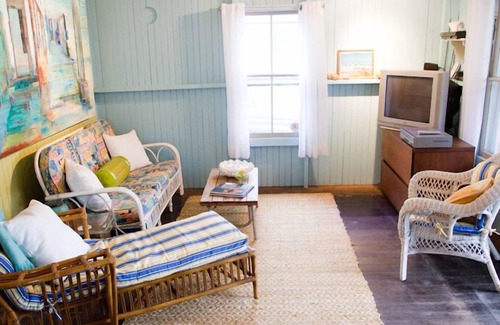 Westbrook Center Cabaña | Adorable casa de playa grande. A 30 pasos de la playa !!