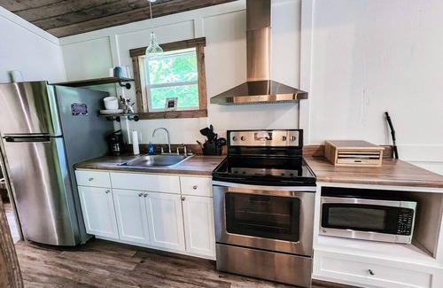 Guntersville Apartamento | Adorable Tiny House Cabin- Lake Guntersville-ADA