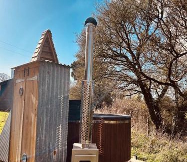 Newport Chalet De Esquí | Aframe Tiny Home SILVA with private hot tub