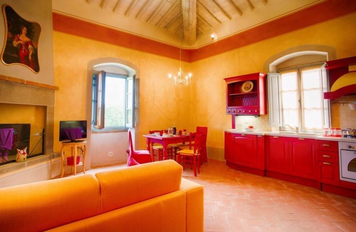 Castiglion Fibocchi Apartamento | Agriturismo San Pietro Appartamento Papavero