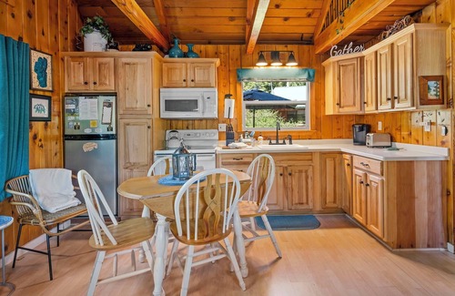 Sunnyside Cabina | Aidenn Cabin - 1 bedroom, loft, 1 bath - Walk to private beach & Restaurants
