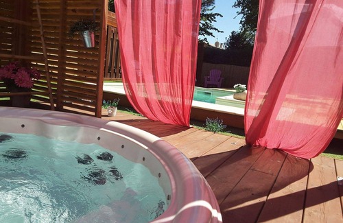 Biscarrosse Villa | PROMO a finales de agosto septiembre Casa de madera piscina climatizada spa internet bicicletas calma