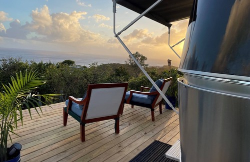 Estate Bolongo Casa | Airstream Glamping Camping overlooking Caribbean Sea Amazing Sunrises & Sunsets