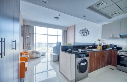 Dubai Sports City Apartamento | Airvistas Studio Apartment At Reef Residence JVC