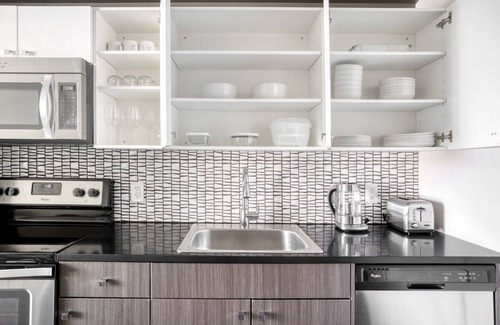 Theatre District Apartamento | Airy Chinatown/Theater District 1BR w/ Gym & W/D, nr T, by Blueground