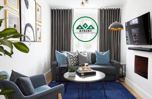 North Finchley Apartamento | Aisiki Stays Apartments at North Finchley, 3-Bedroom & 2-Bathroom, Pet-Friendly Flat, King or Twin Beds with Free Wi-Fi
