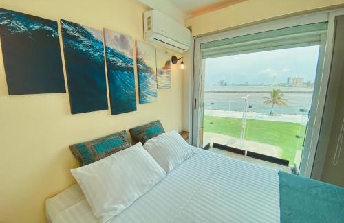Boca del Rio Apartamento | Alberca privada, vista al mar, frente playa foro boca