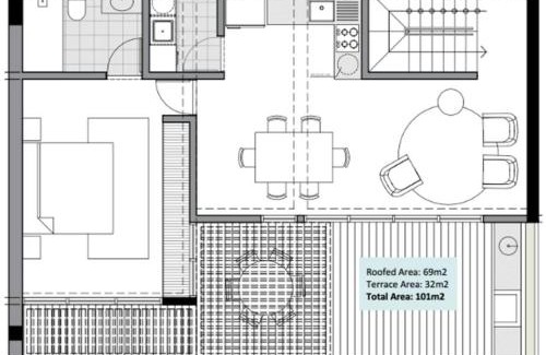 Pisco Apartamento | Aldea 1BR Romance Seascape for 2