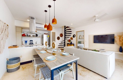 Zama Apartamento | Aldea Zama condo with rooftop pool, private balcony, & great location