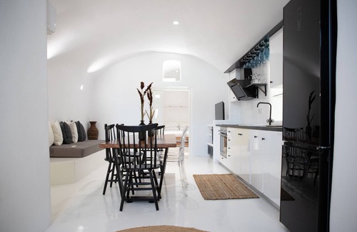 Episkopi Gonias Villa | Aleria Luxury Cave Santorini (piscina privada)