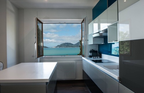 Fiascherino Apartamento | Apartamento de lujo en Fiascherino con terraza de 50m2 y vistas al mar