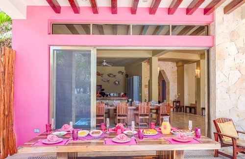 Akumal Villa | Jade Bay jewel, elegant beachfront villa with a heated pool!
