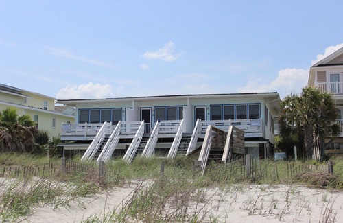 Surfside Beach Condominio | Casi cielo frente al mar B Gran playa y muelle Vista WIFI gratuito Se admiten mascotas