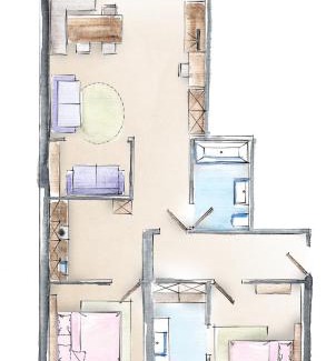 Lermoos Apartamento | Alpendomizil Zugspitze