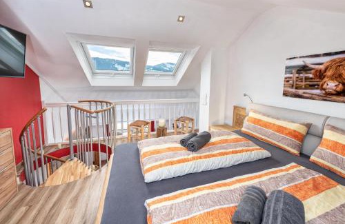 Oberstaufen Apartamento | Alpenliebe-mit Bergblick