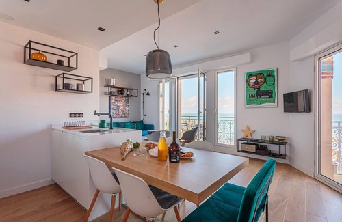 Biarritz City Centre Apartamento | ALTAYA Apt with balcony and sea view in Biarritz