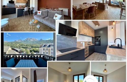 Barcelonnette Apartamento | Altitude Élégante - Centre Ville - WIFI - Balcon