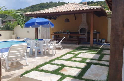 Buzios Casa | Alto de Búzios Mansion 04 bedrooms Beautiful sea view swimming pool wet deck barbecue