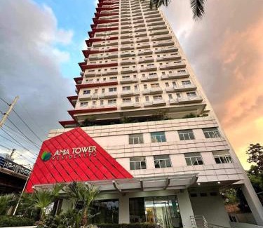 Wack-Wack Greenhills Apartamento | AMA Tower Residences - Liam Kyro Staycation Place