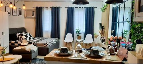 Canlubang Apartamento | Amaia Steps Nuvali fully furnished unit with swimming pool view near Carmelray Pitland
