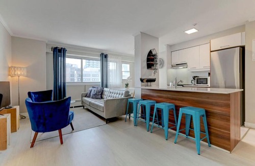 Downtown Montreal Apartamento | Amazing 1-bedroom apartment in MTL Downtown