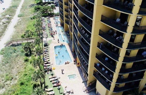 Myrtle Beach Condominio | Ultimate Luxury, Hilton, Oceanfront ENORME 3Bd / 3Ba 1/2 tarifa de resort ¡OFERTAS ESPECIALES!