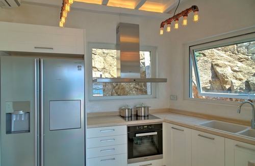 Platis Gialos Casa | Amazing Contemporary villa on the beach Platis Gialos, Walking to Scorpios